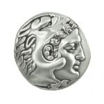 Silver Tetradrachm Coin of Aetolia, Silver-plated copy