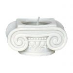 Capital, Candlestick made of casted alabaster.