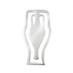 Amphora, Bookmark in the shape of an amphora in silver 925°.