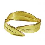 Olive Leaf Bracelet, Gold-plated 24K (nickel free) solid brass