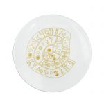 Phaistos Disc, Plate made of Bohemian porcelain.