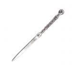 Charbi, Letter Opener with decoration from a charbi knife in silver 925°.