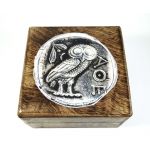 Owl, Wooden box