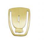 Head of Cycladic Figurine, Gold-plated 24K brass, Bookmark