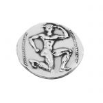 Silver Stater Coin of Knossos, Silver-plated Brass