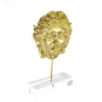 Gorgoneio, Vergina, Gold-plated 24K Copper on acrylic base (plexiglass).