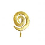 Spiral Gold-plated brooch, museum copies on Museummasters.gr