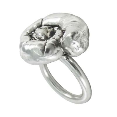 Ammonite Silver Ring
