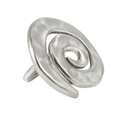 Spiral Ring, Silver 999ο