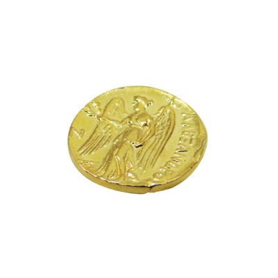 Χρυσός Στατήρας του Μεγάλου Αλεξάνδρου, αντίγραφο σε μασίφ ορείχαλκο επίχρυσο 24 καράτια.