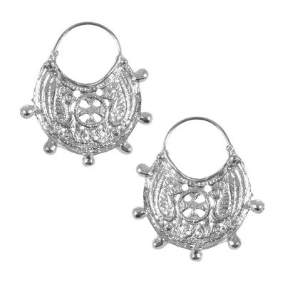 Byzantine Earrings, Silver 999°