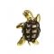 Turtle, Brass Gold-plated Ring 24K