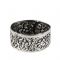 Napkin Ring, with floral decoration in silver 999°.