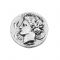 Silver Decadrachm Coin of Syracuse, Silver-plated Brass